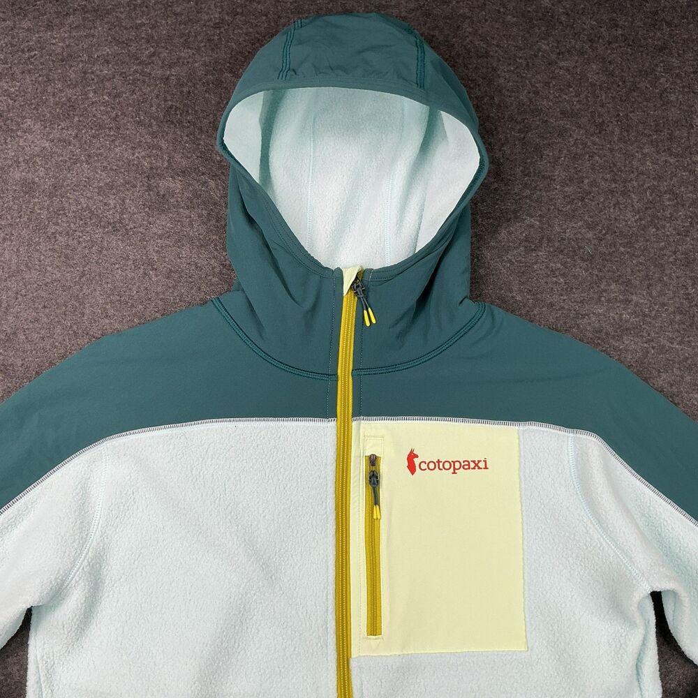 Cotopaxi Abrazo Full Zip Fleece Women's Jacket Deep Ocean & Ice Size M Hiking - Picture 3 of 13
